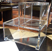 Lucite Side Table