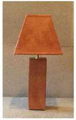 Small Leather Lamp