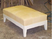 Polished Pig Square Ottoman