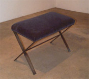 X-Bench w/ Upholstered Seat