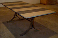 Concrete Steel Base Table