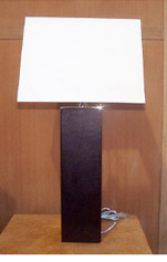 Square Leather Lamp